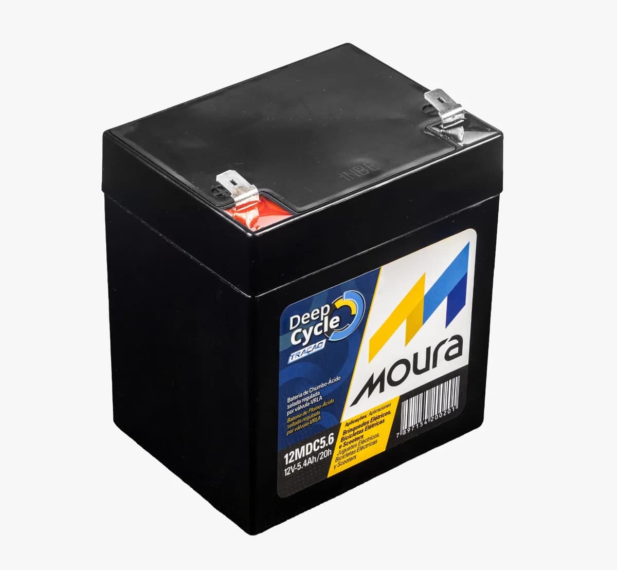 Bateria Moura Deep Cycle 12MDC5.6 12V 5,4Ah Ciclo Profundo